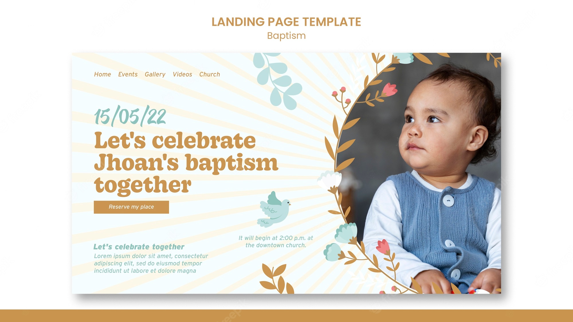 Detail Naming Ceremony Invitation Card Template Free Download Nomer 33