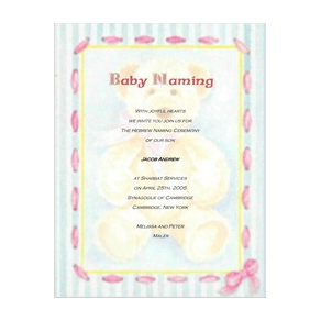 Detail Naming Ceremony Invitation Card Template Free Download Nomer 41