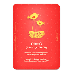 Detail Naming Ceremony Invitation Card Template Free Download Nomer 45