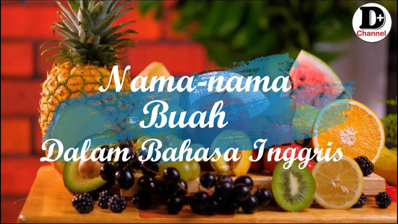 Detail Nanas Bahasa Inggris Nomer 20