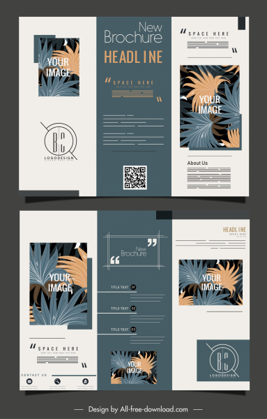 Detail Nature Brochure Template Nomer 35