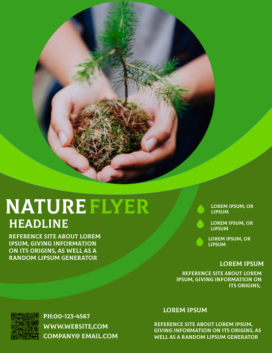 Detail Nature Brochure Template Nomer 49