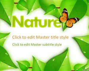 Detail Nature Ppt Template Nomer 18