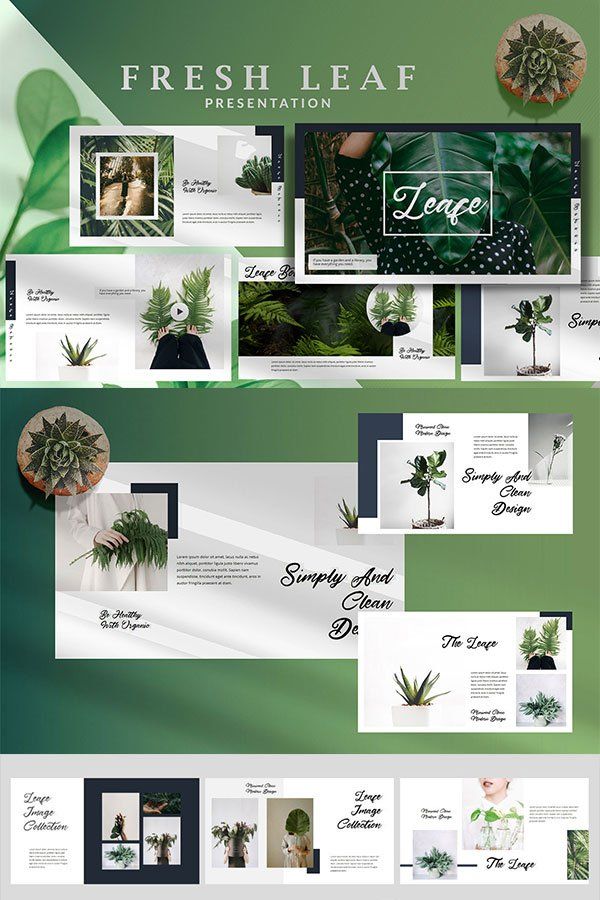 Detail Nature Ppt Template Nomer 37