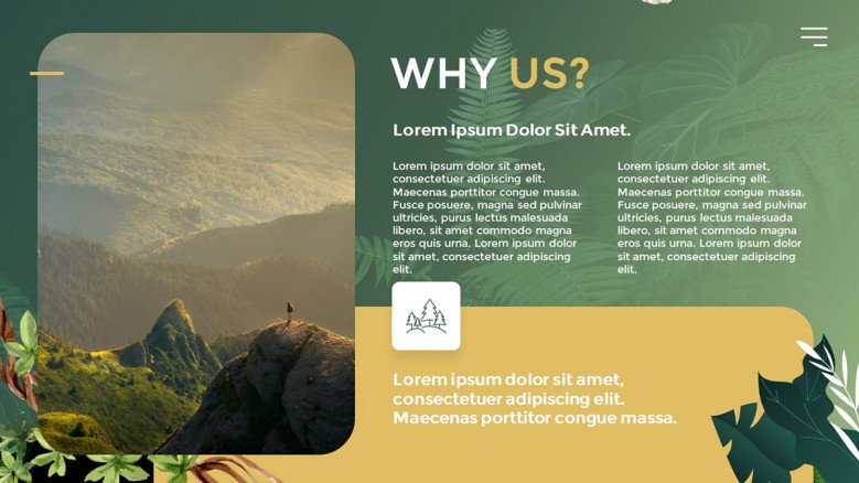 Detail Nature Ppt Template Nomer 49