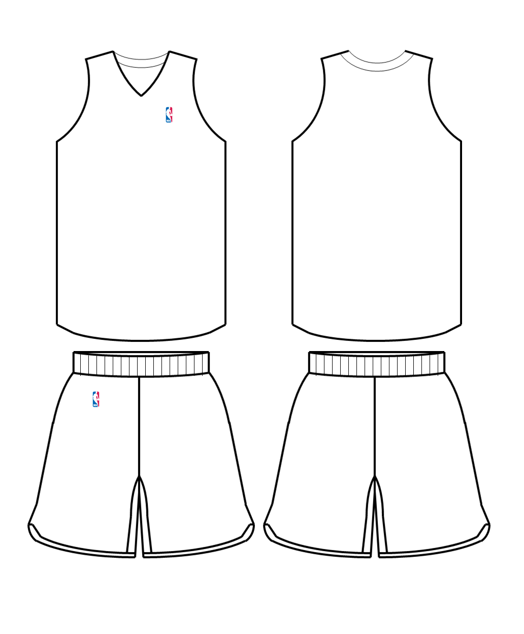 Detail Nba Basketball Jersey Template Nomer 3