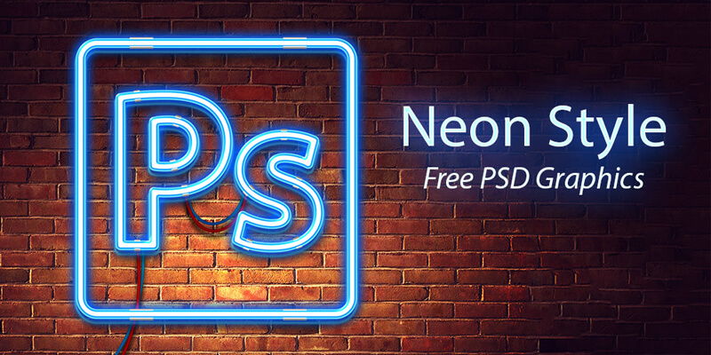 Detail Neon Text Photoshop Template Nomer 21