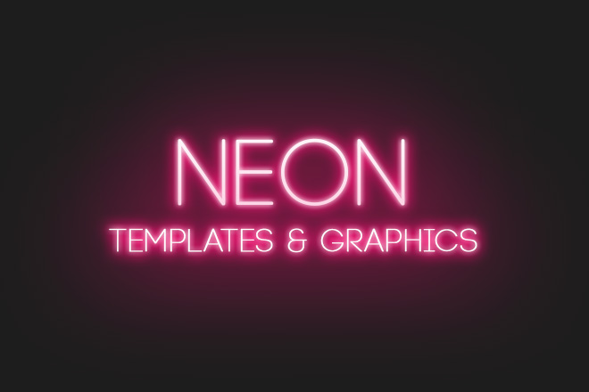 Detail Neon Text Photoshop Template Nomer 30