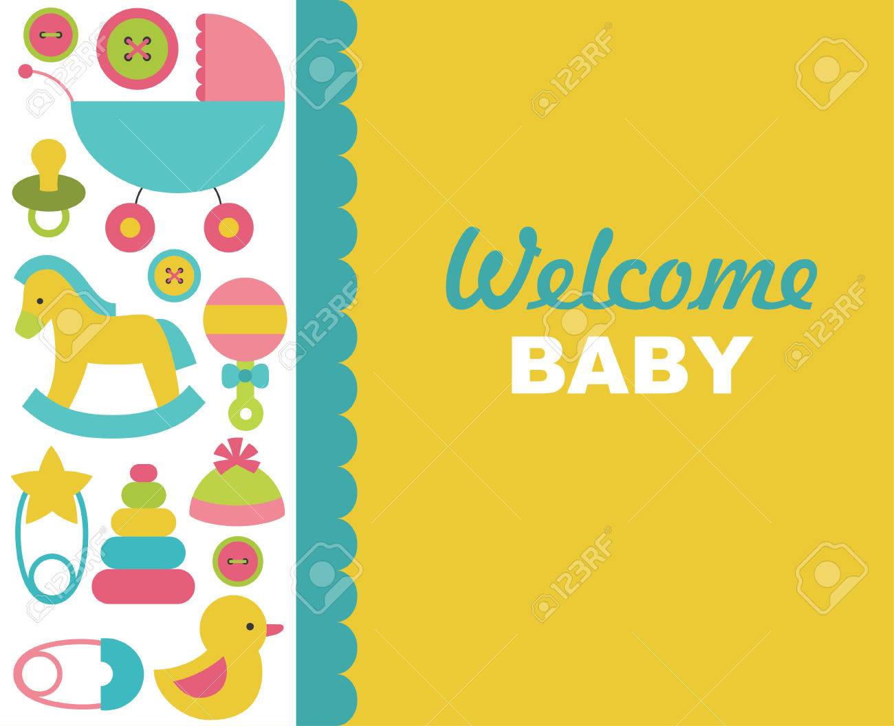 Detail New Baby Card Template Nomer 13