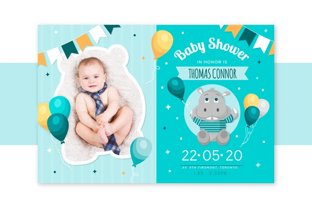 Detail New Baby Card Template Nomer 17