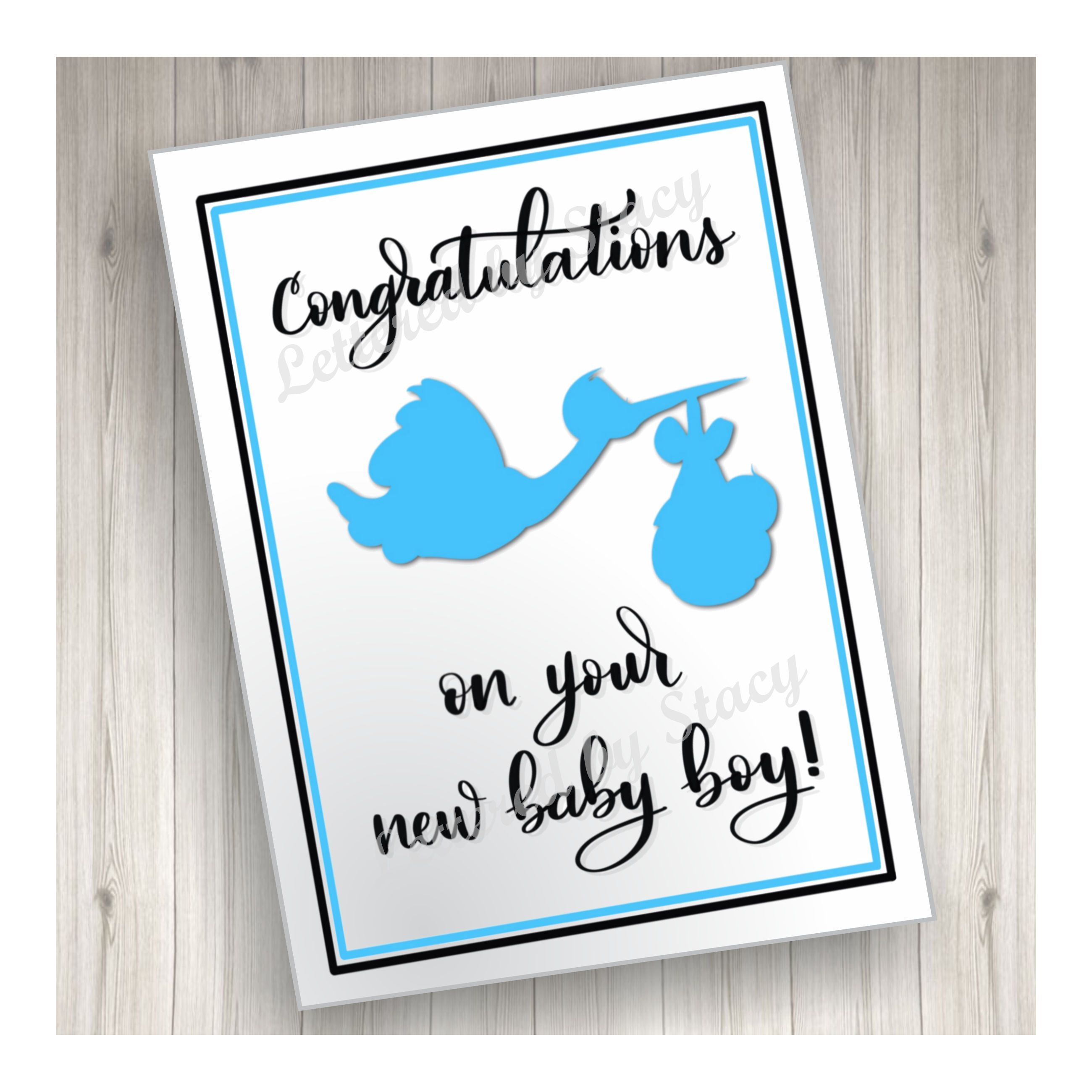 Detail New Baby Card Template Nomer 24