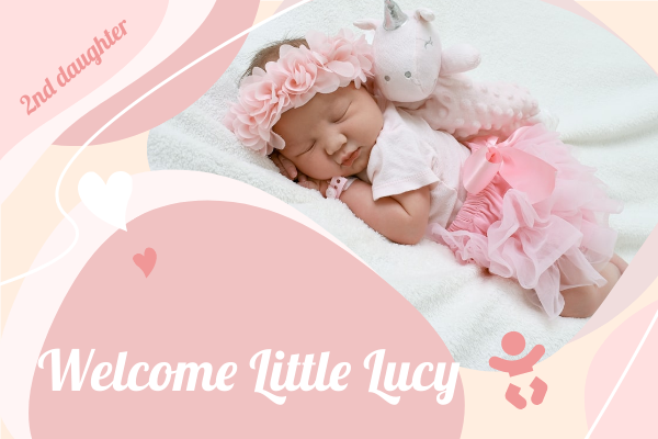 Detail New Baby Card Template Nomer 28