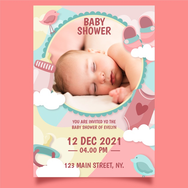 Detail New Baby Card Template Nomer 31