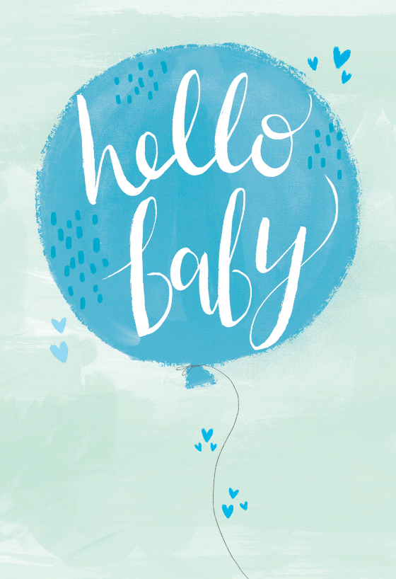 Detail New Baby Card Template Nomer 41