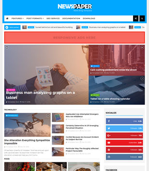 Detail News Blogger Template Nomer 3