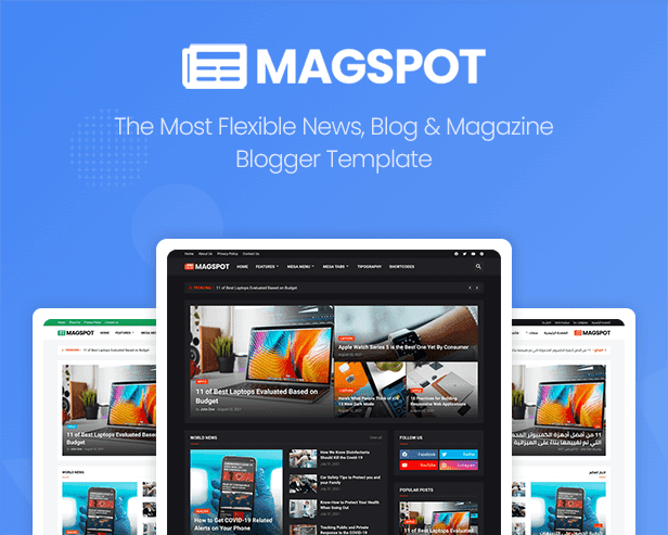 Detail News Blogger Template Nomer 41