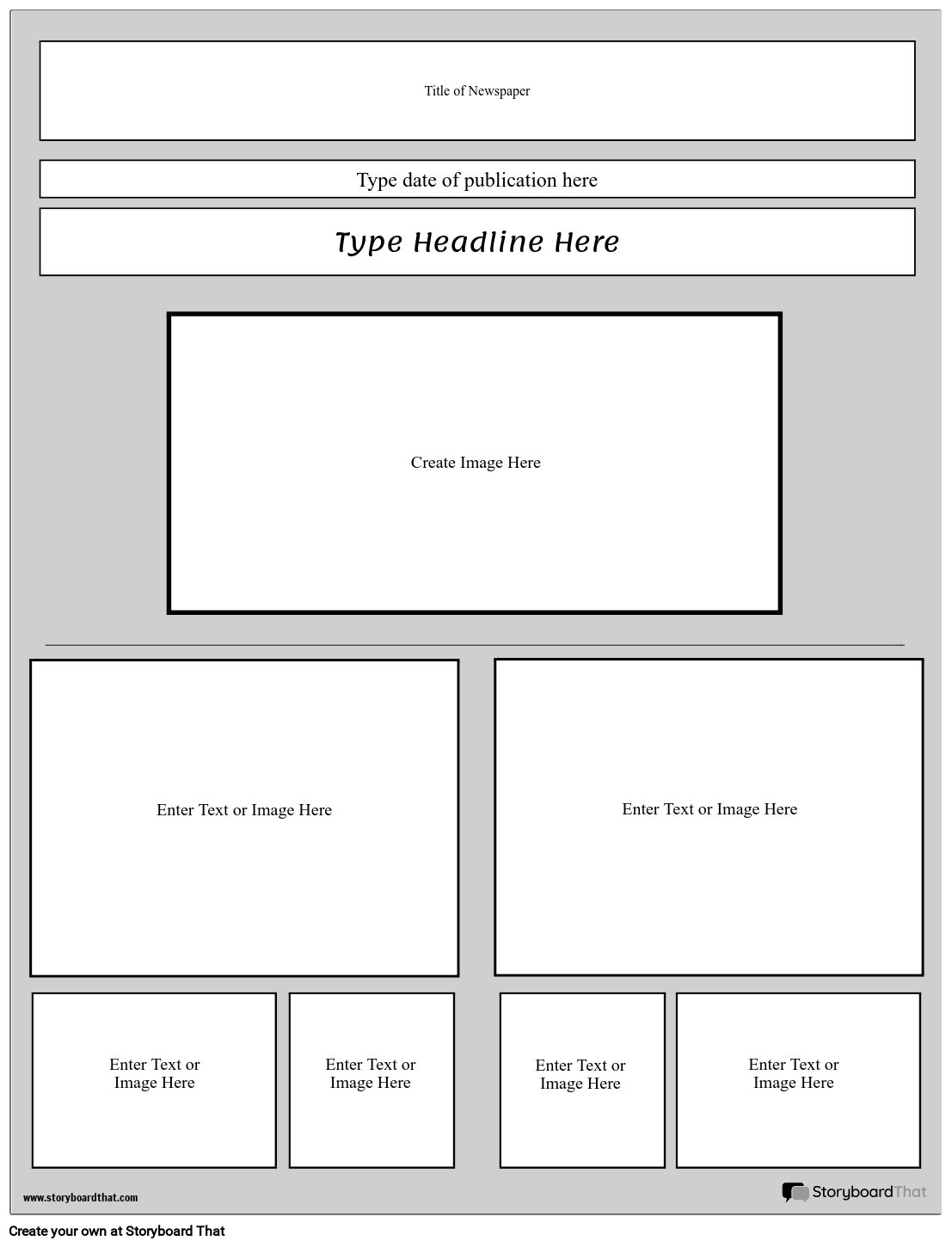 Detail Newspaper Template Worksheet Nomer 45