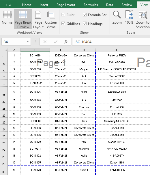 Detail Ngeprint Excel Tanpa Gambar Nomer 16