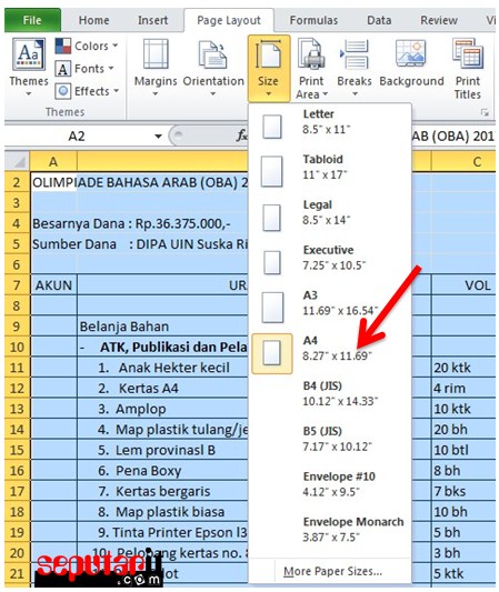 Detail Ngeprint Excel Tanpa Gambar Nomer 5