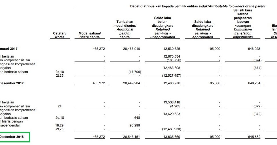 Detail Nilai Buku Ekuitas Dalam Laporan Keuangan Nomer 11