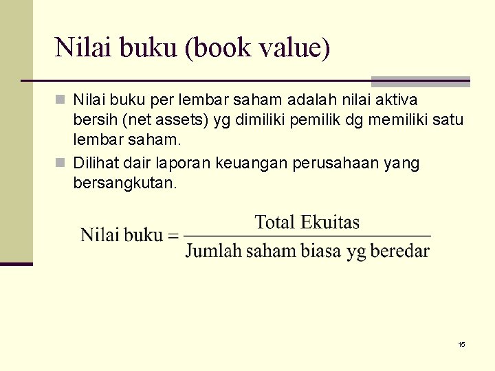 Detail Nilai Buku Ekuitas Dalam Laporan Keuangan Nomer 41