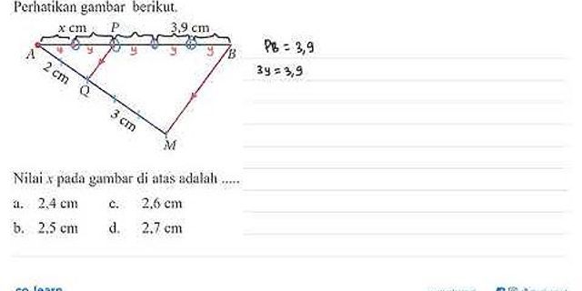 Detail Nilai X Pada Gambar Berikut Adalah Nomer 42