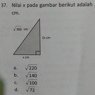 Detail Nilai X Pada Gambar Berikut Adalah Nomer 52