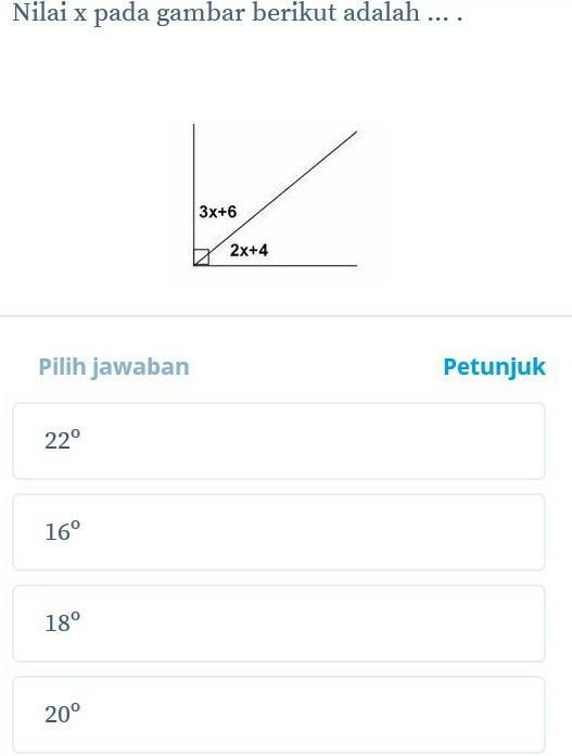 Detail Nilai X Pada Gambar Berikut Adalah Nomer 7