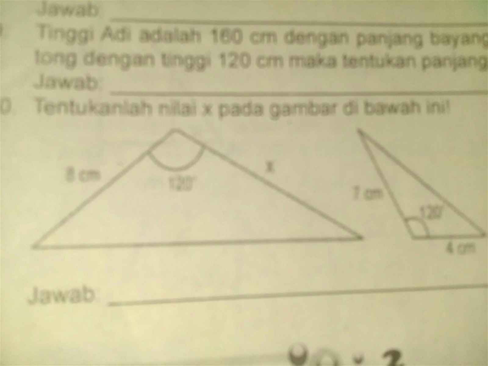 Detail Nilai X Pada Gambar Di Bawah Adalah Nomer 33