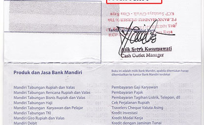 Detail No Rekening Bank Jatim Di Buku Tabungan Nomer 46