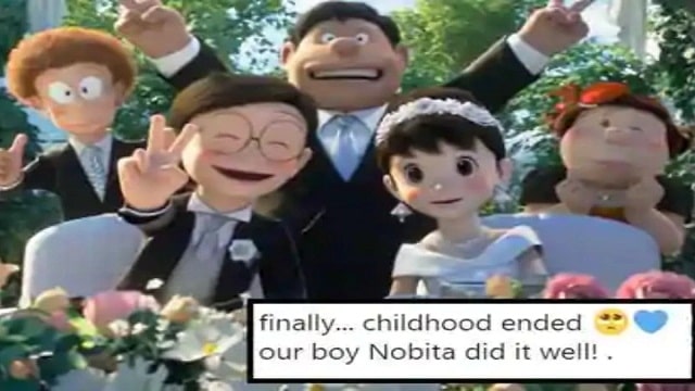 Detail Nobita And Shizuka Wedding Nomer 52