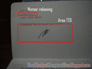 Detail Nomor Rekening Di Buku Tabungan Bca Nomer 8