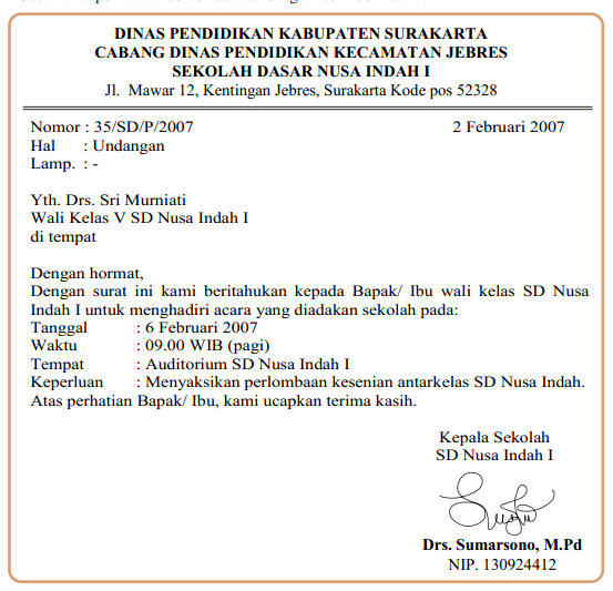 Detail Nomor Surat Untuk Undangan Nomer 44