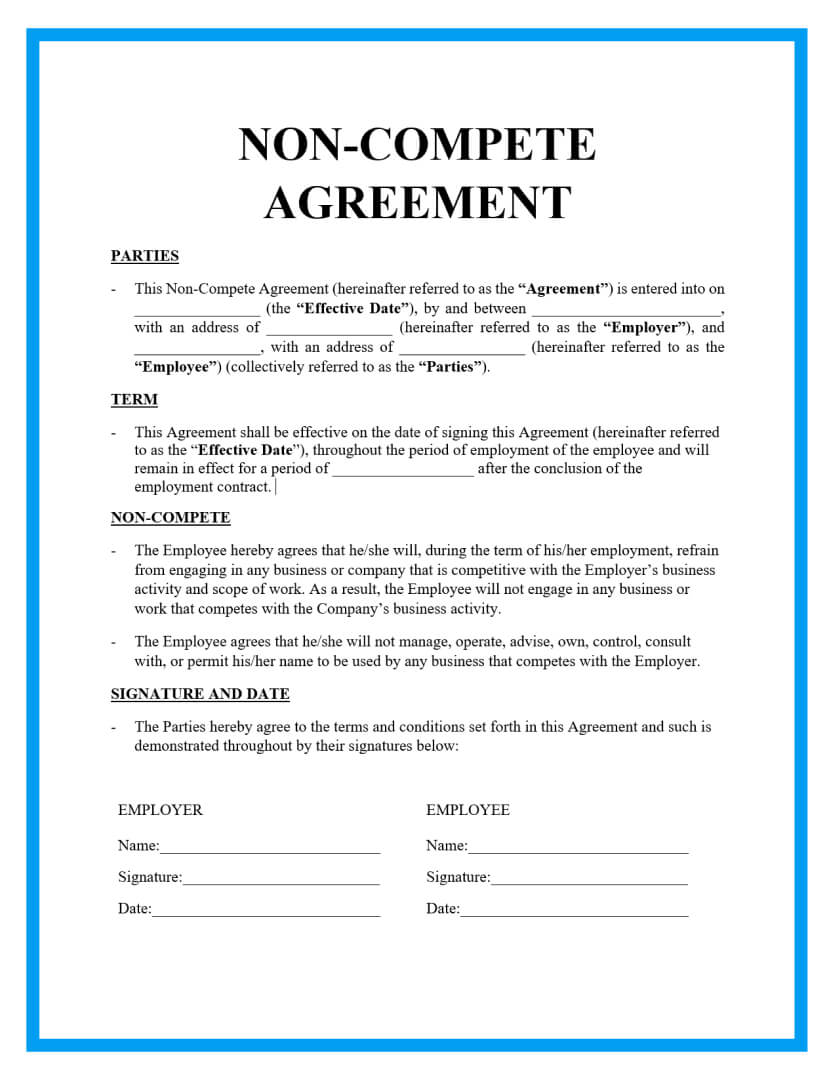 Detail Non Disclosure Form Template Nomer 53