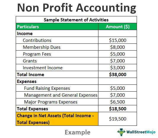 Detail Non Profit Financial Report Template Nomer 4