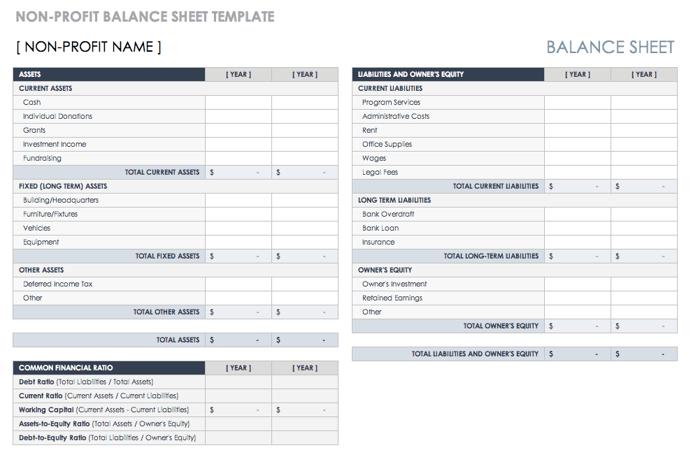 Detail Non Profit Financial Report Template Nomer 49