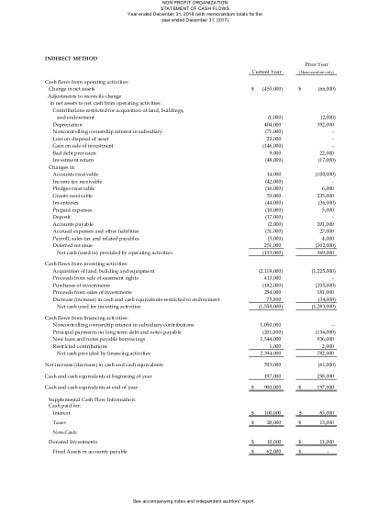 Detail Non Profit Financial Statement Template Nomer 18