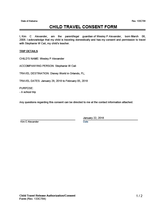 Notarized Travel Consent Letter Template 55 Koleksi Gambar Notarized Travel Consent Letter Template 55 Koleksi Gambar