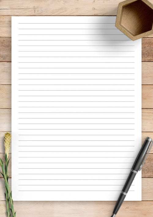 Detail Notebook Printable Template Nomer 31