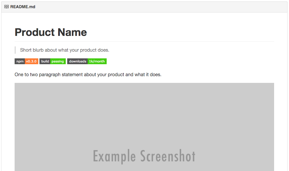 Detail Npm Readme Template Nomer 9