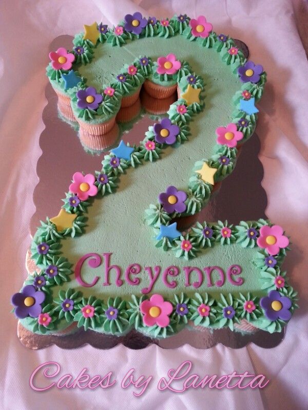 Detail Number 2 Cupcake Cake Template Nomer 9