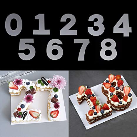 Detail Number 6 Template Birthday Cake Nomer 22