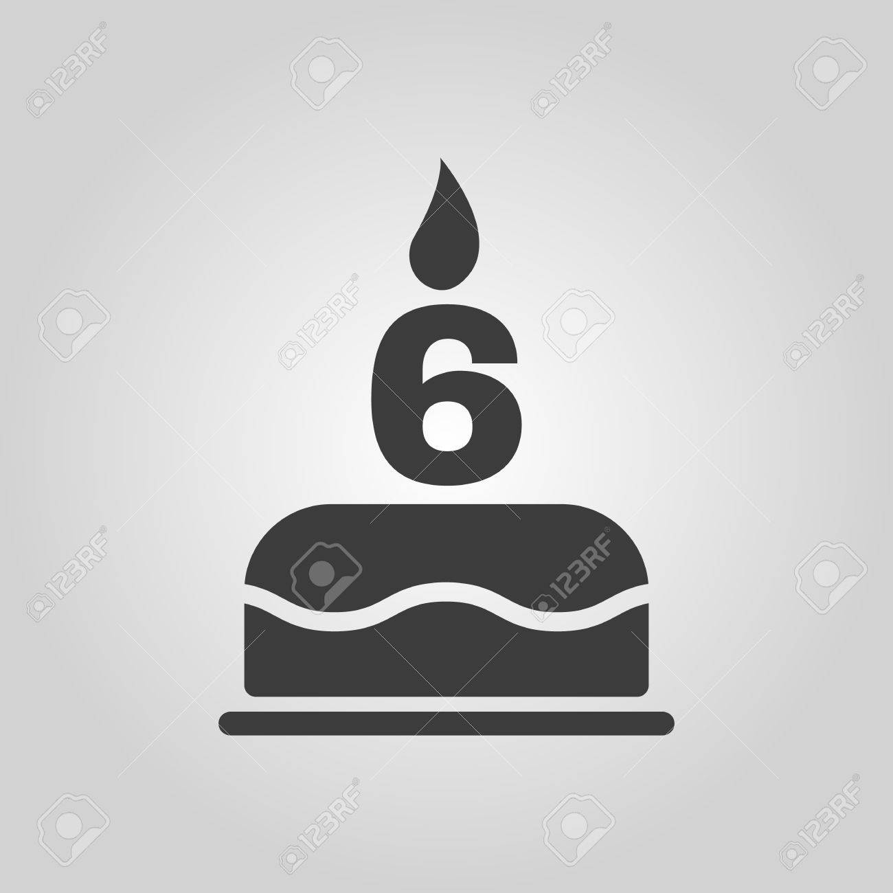 Detail Number 6 Template Birthday Cake Nomer 23