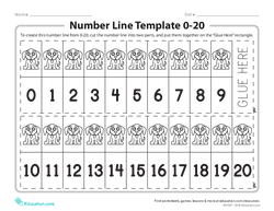 Detail Number Line Template 0 10 Nomer 51