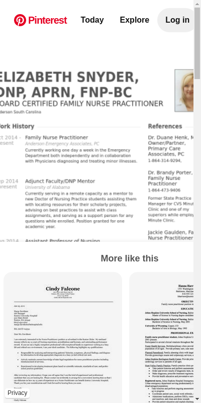 Detail Nurse Practitioner Resume Template Nomer 54