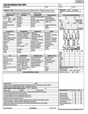 Detail Nursing Notes Template Nomer 20