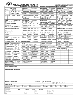 Detail Nursing Notes Template Nomer 44