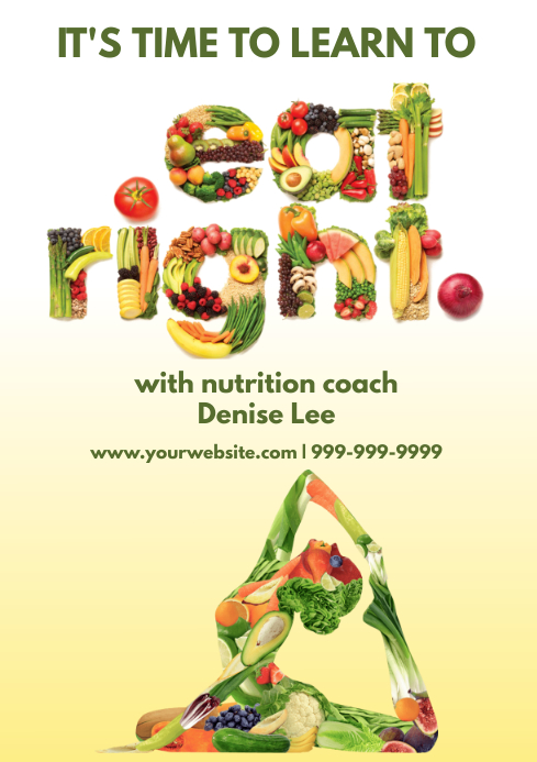 Detail Nutrition Flyer Template Free Nomer 15
