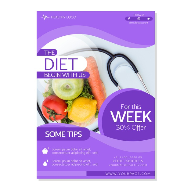 Detail Nutrition Flyer Template Free Nomer 27