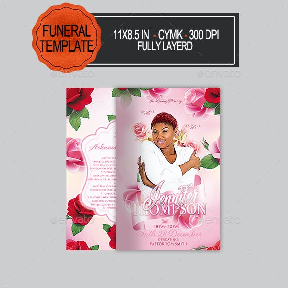 Detail Obituary Design Template Nomer 16